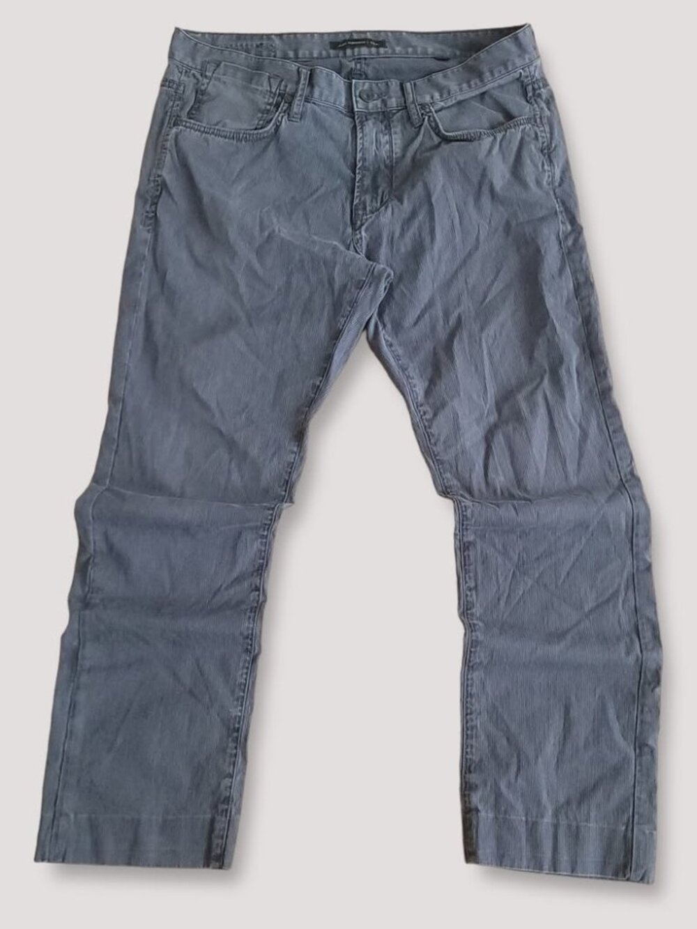 Vintage John Varvatos USA Pinstripe Navy Tailored Trouser Pants (Size 32)